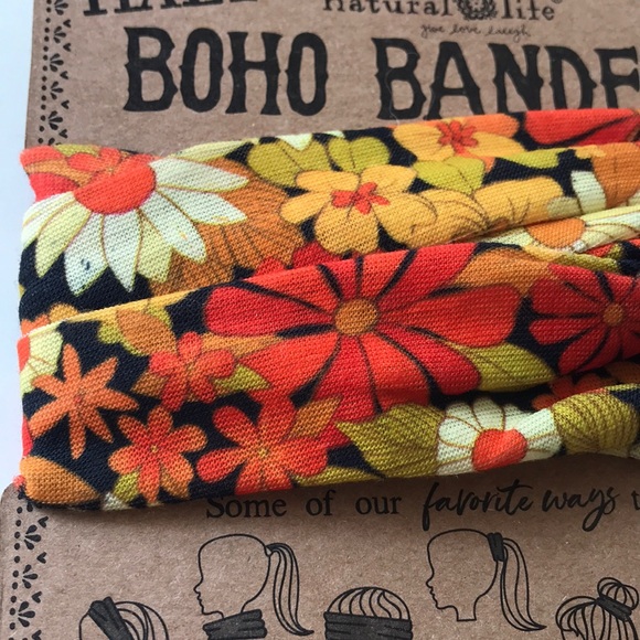 Half Boho Bandeau Headboard - Ditsy Garden Black. 📌PRICE FIRM📌 - Picture 7 of 7